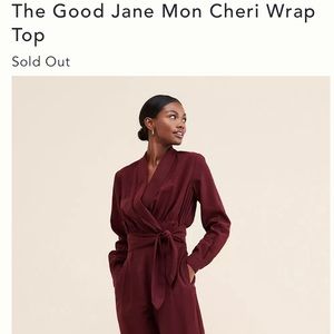 The Good Jane Mon Cheri Wrap Top.